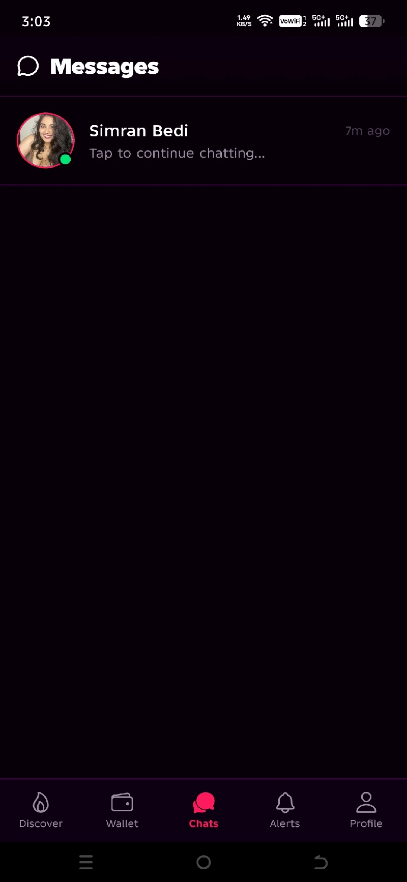 App Interface Left