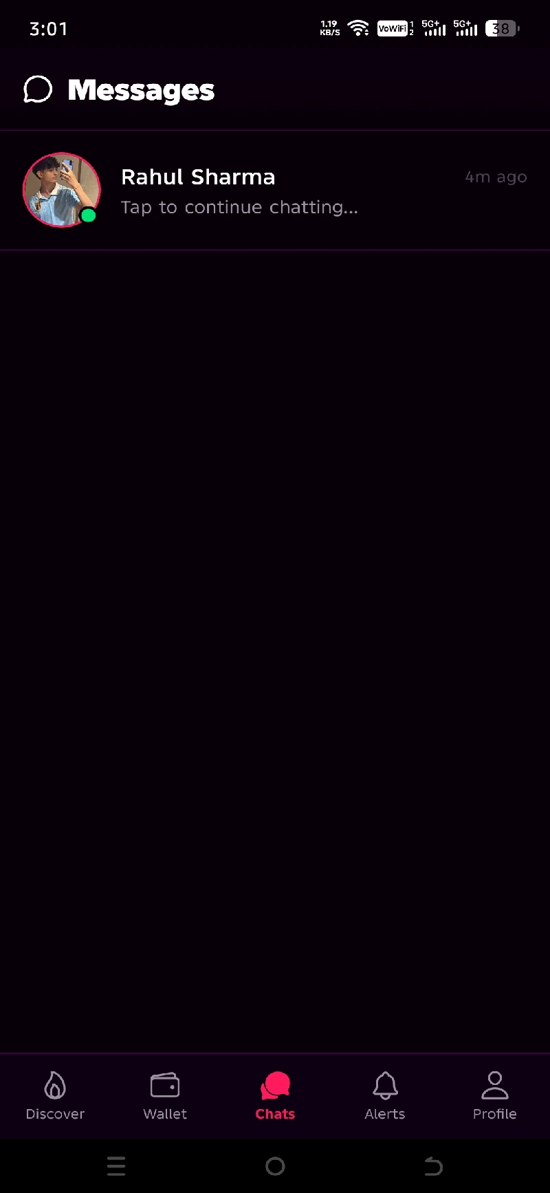 App Interface Right